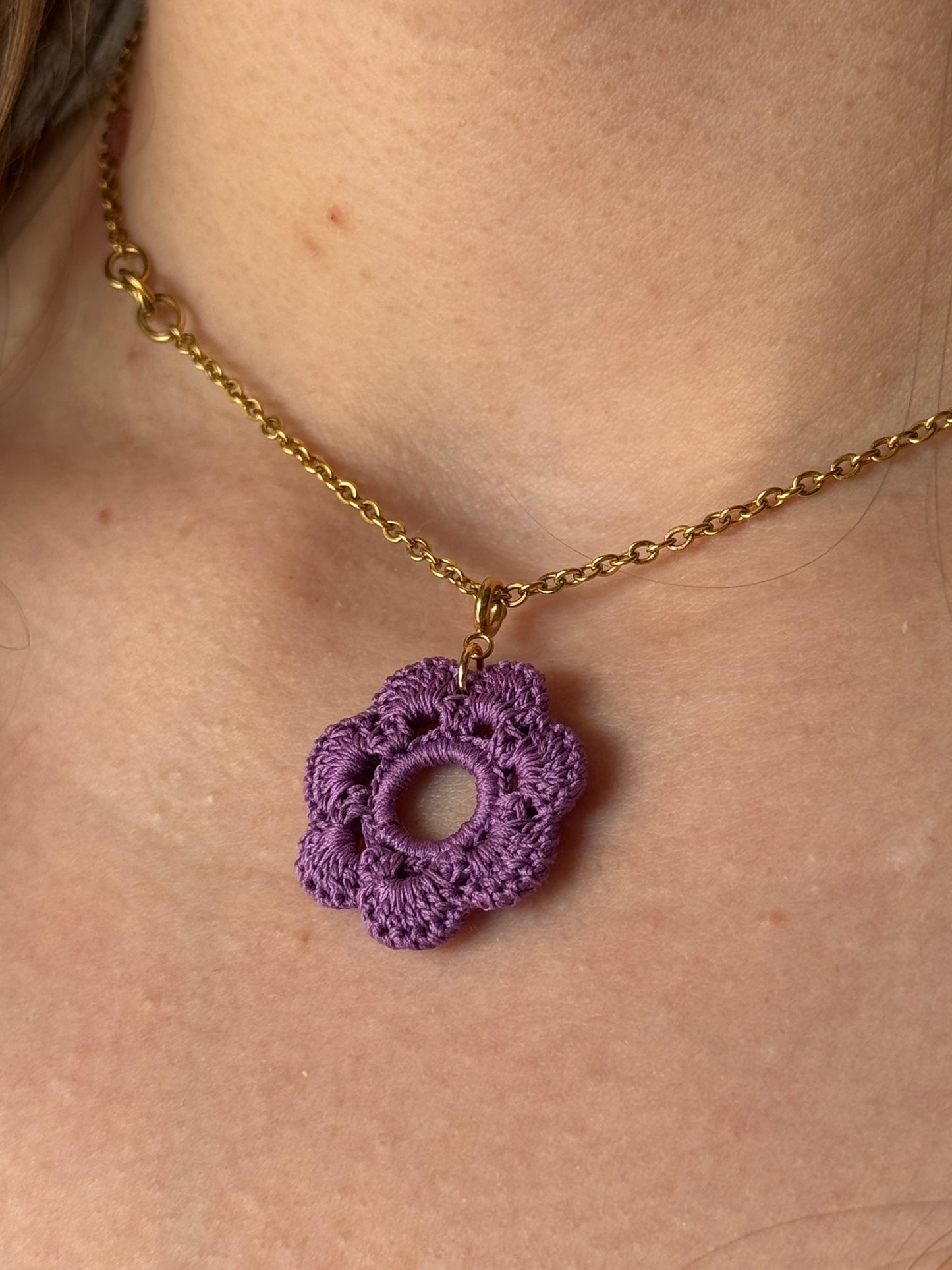 Pendentif Fleur d'Aurore
